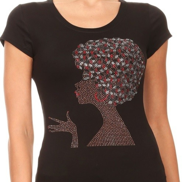 *LAST ONE* African American Woman, Rhinestones - Picture 2 of 4